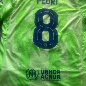 FC Barcelona 2023/24 Third Jersey Pedri #8 Neon Green Nike